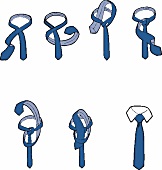 Krawattenknoten, Der Windsor Bindeanleitung step-by-step
