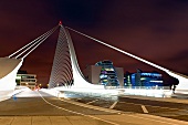 Irland: Dublin, Samuel-Becket-Brücke Lichter, Aufmacher