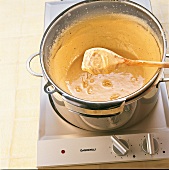 Schokolade, Eiercreme für Crème brûlée herstellen, Step 2