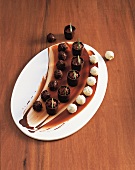 Schokolade, Schokoladentrüffel mit Balsamico