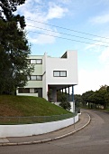 Weißenhofsiedlung in der Stuttgarter Doppelhaus von Le Corbusier