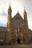 Facade of Clonard Monastery in Belfast, Ireland