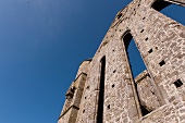 View of Cashel castle ruins, Ireland, UK