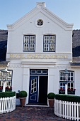 Entrance of Hotel Stadt Hamburg in Westerland, Sylt, Germany