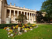 Exterior of Grand Palais Museum in Paris, France