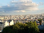 Paris: Blick über Paris, Aussicht, Ferne, Dächer.