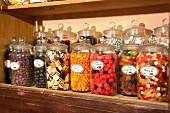 Heidelberg Zuckerladen shop with jars of different flavored candies