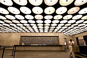 Lobby of Whitney Museum of American Art in New York, USA