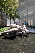 Sculpture in the courtyard of the Museum of Modern Art, New York, USA