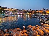 Antalya: Hafen, Boote, abends, Lichter