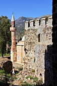 Anamur: Mamure Kalesi, Burgruine, Moschee, Minarett