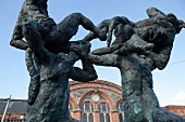 Sculpture in front of main train station, Bremen, Germany