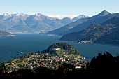 View of Bellagio city, lake Como, Italy
