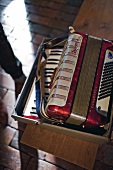 Close-up of accordion
