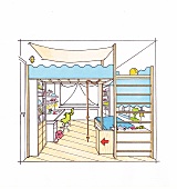 Illustration Kinderzimmer 
