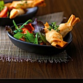 Dinner for Two, Ziegenkäse- Bonbons auf würzigem Salat