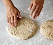 Brot, Teigstücke rund wirken, Step 2