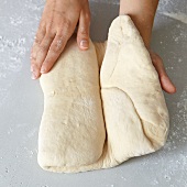 Brot, Teig zusammenfalten, Step 4