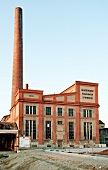 Facade of textile and industry museum at Augsburg, Bavaria, Germany