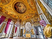 Interior of Palace of Versailles in Versailles, France