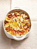 Pilze, Steinpilz Kartoffelgratin