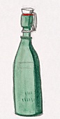 Illustration, Bügelverschlußflasche