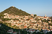 Kroatien: Insel Lastovo, Blick auf den Ort Lastovo