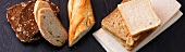 Various types of breads