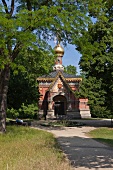 Deutschland, Hessen, Bad Homburg, Kurpark, russisch-orthodoxe Kirche