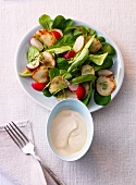 Anti-Krebs, Topinambur-Salat m it Tofu-Dressing