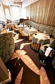 Laid tables in Paul Kitching 21212 Restaurant, Scotland