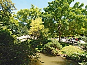 View of Parc Monceau in Paris