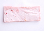 Fleisch, Rückenspeck vom Schwein, Freisteller