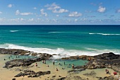 People enjoying in Fraser Island in Queensland, Australia