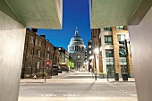 London, City of London, St Paul¿s Cathedral, abends, Lichter