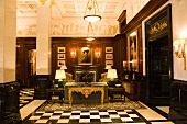 Lobby of Savoy Hotel in London, UK