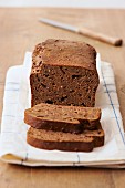Homemade chestnut bread with nuts