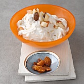 Ernährung für Vielbeschäftigte Birnen-Vanille-Quark