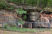 Mithraeum carved on Halberg in Saarbrucken, Saarland, Germany