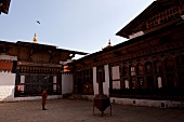View of Jampey Lhakhang temple in Bumthang, Bhutan