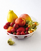 Bowl of various fruits