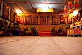 Bhutan, Gebetshalle der Schule im Ur a Tal