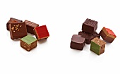 Pralinen, Schokoladen-Pralinen, Valrhona-Schokolade