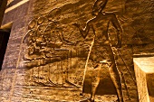 Ägypten, religiöse Wandbemalung, Tem pelanlage von Ramses II, Abu Simbel