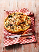 Wunschfigur, Spinat Ziegenkäse Quiche