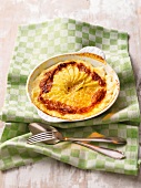 Wunschfigur, Kartoffelgratin mit Sesam