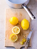 Pesto Chutneys, Zitronen von Kernen befreien, Step 1
