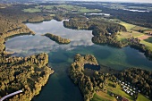 Chiemgau, Bayern, Langbürgner See, Eggstätt-Hemhofer Seenplatte