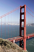 View of Golden Gate Bridge, San Francisco, California