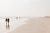 People on beach in Dhofar, Salalah, Oman